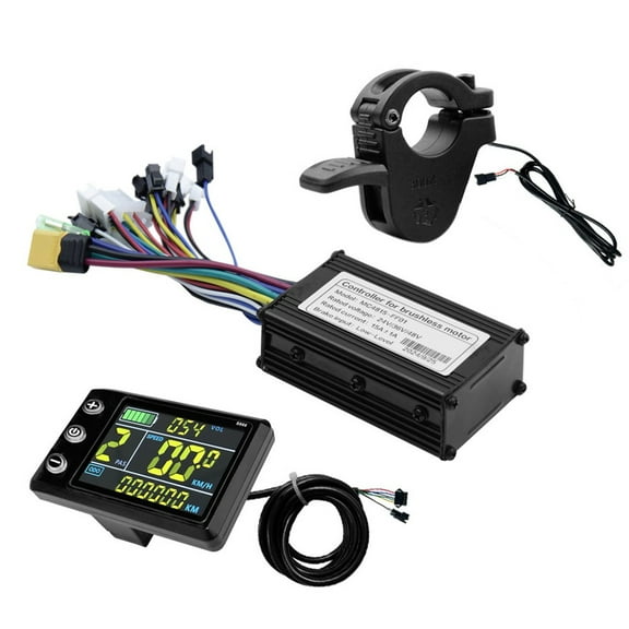 Sportact Bicycle,Cycling,Electric Motor Brushless Controller Kit 24V/36V/48V 250W with Display Throttle
