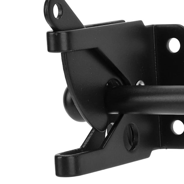 Verrou Hasp Alise Noir – Serrure à Charnière Pour Portes, Lot De 2, Fini Poli