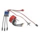thumbnail image 1 of Kit ESC de caja de cambios con motor sin escobillas, controlador de velocidad eléctrico para reparación de coches RC 1/12 T rojo, 1 of 8