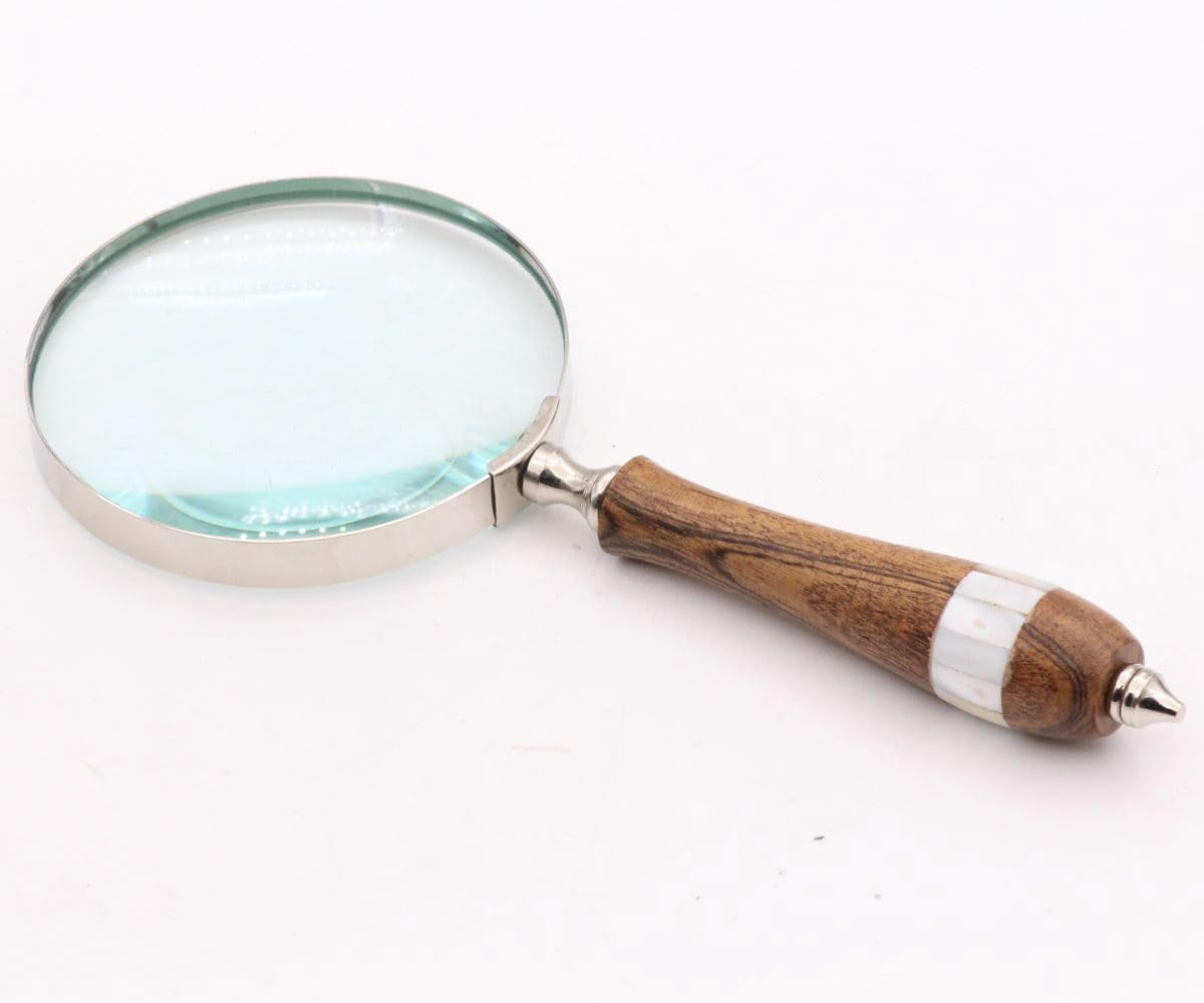 Personalized Gift Magnifying Glass with Engraved Hardwood Box - Unique Gift