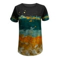 thumbnail image 4 of WEAIXIMIUNG T-Shirt Étoile Mode Décontractée à Manches Courtes d'Été pour Femmes de Noël, 4 of 6