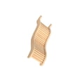 thumbnail image 3 of relayinert Wooden Bridge Hideout Hut Accessory Chewing Hamster Climbing Ladder Portable 9.5cmx28cm 9.5x28cm, 3 of 6
