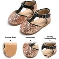 thumbnail image 4 of Toddler Little Girl Princess Dress Shoes-Mary Jane Flats for Girl Party School Shoes., 4 of 4