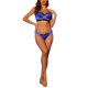 thumbnail image 2 of Conjuntos de sujetador y bragas de encaje floral para mujer INSPIRE CHIC con aros y almohadillas, conjuntos de dos piezas 38C M Azul, 2 of 4