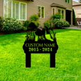 thumbnail image 3 of Handmadetneonsign Wire Fox Terrier Memorial Metal With Stake, Dog Metal Stake, Garden Metal Stake Decor 63155, 3 of 5