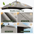 thumbnail image 3 of Toldo de repuesto para gazebo ABCCANOPY para Lowe's Allen Roth, 3 of 6