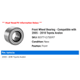 thumbnail image 2 of Front Wheel Bearing - Compatible with 2005 - 2018 Toyota Avalon 2006 2007 2008 2009 2010 2011 2012 2013 2014 2015 2016 2017, 2 of 2