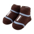 thumbnail image 4 of Baby Essentials Baby Bib & Bootie Sock Set – Football Outfit Gift for Newborns & Infants (Brown My 1st Season, 0-12 months), 4 of 8