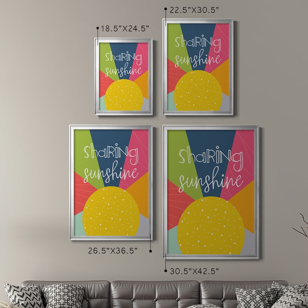 Sharing Sunshine Premium Framed Print - Ready to Hang