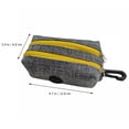 thumbnail image 4 of CIMAXIC Outdoor Portable Dog Waste Poop Bag Storage Box Pet Trash Bag Container,4.72"X2.36"X1.97", 4 of 5