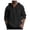 Black, variant on Hooded Shirts for Men Spring Summer Long Sleeve Lightweight Pullover Hoodies Beach Shirts Linen Shirt