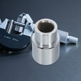 thumbnail image 4 of CRILSTYLEO Quick Install Plated Silver Car Lift Extension Leg Durable Bottle Jack Adapter for Garage Use, 4 of 6