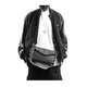 thumbnail image 3 of Bolsa Belug Bandolera Elegante De Pu A Cuadros Para Hombre GRIS NEGRO CUADRITOS, 3 of 5