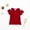 Red, variant on Toddler Baby Girl Ribbed Short Sleeve Off-Shoulder Top T-Shirt Summer Clothes 9-12 Months