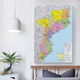 thumbnail image 5 of Mozambique Map Posters Room Aesthetic Poster Print Art Wall Painting Canvas Posters Gifts Modern Bedroom Decor 24x36inch(60x90cm), 5 of 6