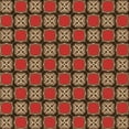 thumbnail image 1 of Ahgly Company Indoor Square Patterned DarkRed Area Rugs, 5' Square, 1 of 6