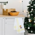 thumbnail image 4 of Christmas Kitchen Towels, Merry Christmas Trees Hand Towels for Bathroom Kitchen, Christmas Dish Towels for Kitchen, Christmas Kitchen Bathroom Decor, 14.96x25.2in(Yellow), 4 of 6