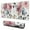 Pioneer Flower Floral-1, variant on Long Mouse Pads for Desk,Pioneer Flower Floral Print Pattern Desk Mats on Top Of Desks, Desk Mouse Pad Extra Large with 3mm Non-Slip Base and Stitched Edge for Gaming,Office,Work,Home 47.3"x23.6"