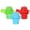 Assorted Color, variant on MRLESS 3-Pack Silicone Baby Bottle Spout Adapters for Leak-Proof Feeding, Easy to Use and Baby Bottle Accessories