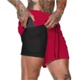 thumbnail image 1 of Short Largo + Licra De Compresión 2 En 1 Gym Hombre Fenixfit, 1 of 1