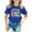 Blue, variant on LILIYA Kid Girls First Day Of School Shirt Kindergarten Here I Come Trendy Girl Short Sleeve Cotton T-Shirt Summer Clothes
