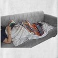 thumbnail image 6 of Cars Soft Flannel Fleece Throw Blanket, Cartoon Style Speeding Racing Car Event Championship Racetrack Victory Drive, Cozy Plush for Indoor and Outdoor Use, 50" x 70", Orange Blue Black, by Ambesonne, 6 of 6