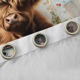 thumbnail image 4 of Feelyou Brown Highland Bull Curtains Pack of 2 (42x84 Each) for Child, Rustic Sunflower Curtains Blackout, Farmhouse Cartoon Animal Bedroom Curtains, Blackout Curtains Room Decor, 4 of 6
