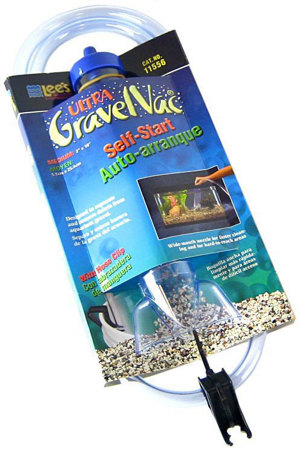 Lees Ultra Gravel Vac [Aquarium, Gravel Vacs] 10" Long with Nozzle
