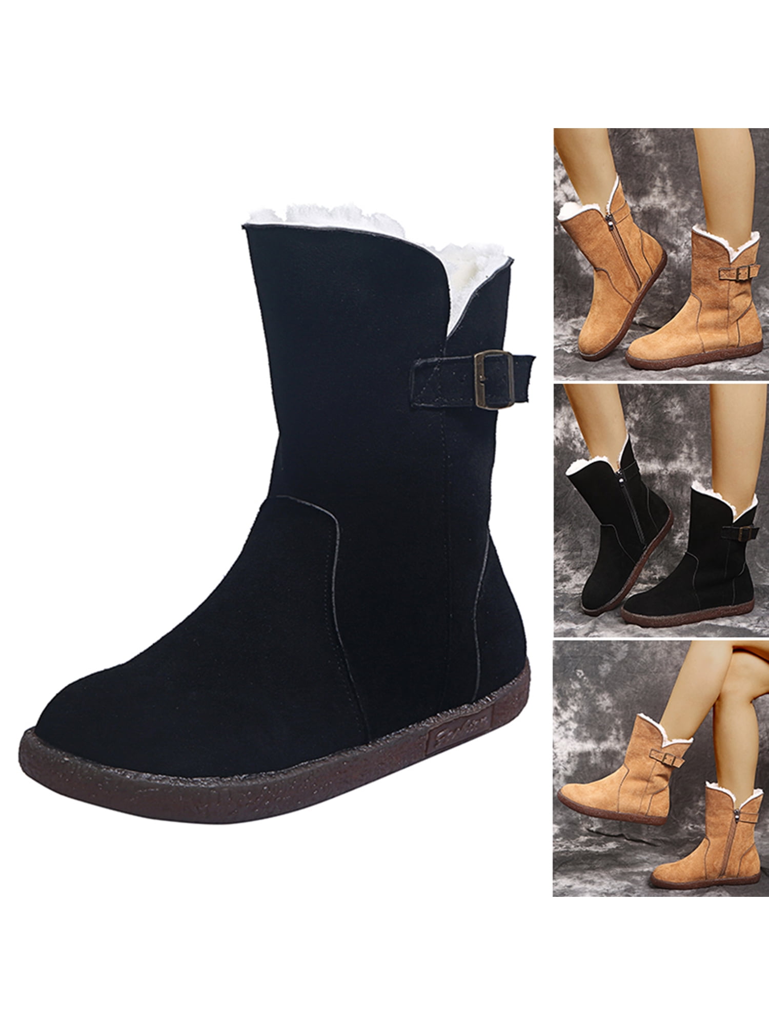 warm fur lined boots