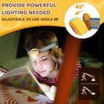 thumbnail image 4 of EverBrite LED Headlamp Rechargeable Kids Headlamp with RGB Mode and Adjustable Headband, 3 Modes Multicolor Headlamp for Camping, Reading, Exploring, Halloween, Christmas, 4 of 5