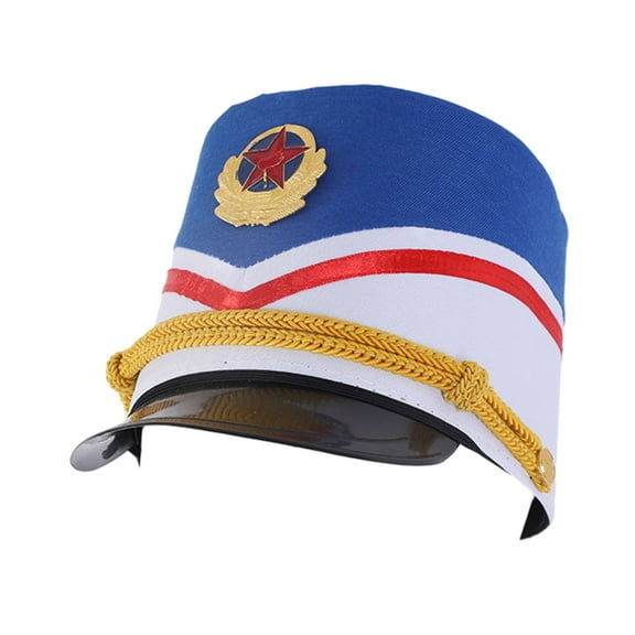 YROHGKPN Halloween Marches Band Hat Drum Majors Hat for Kids Show Hat Model Show Halloween Party