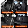 thumbnail image 5 of AOMSAZTO 7 Seats Car Seat Covers Full Set Ford Explorer Seat Covers 2020 2021 2022 2023 2024 2025 (Second Row 40/20/40 Split) - Full Set Black, 5 of 7