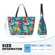 thumbnail image 3 of Easygdp Japanese Koi Bolsa de Viaje de Playa de Gran Capacidad, Bolsa Tote Perfecta para la Playa, Escapadas de Fin de Semana y Viajes, 3 of 6