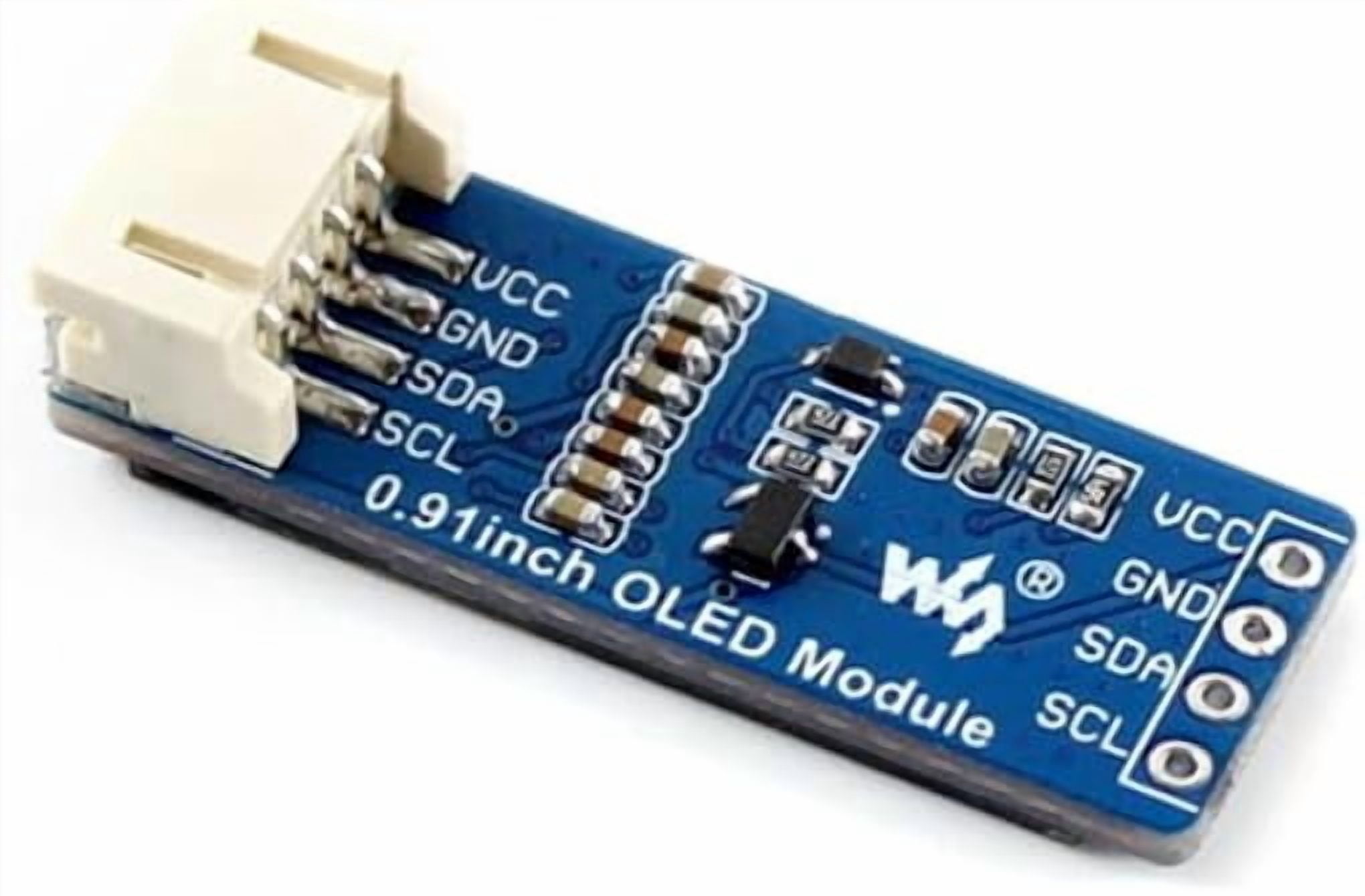 0.91inch OLED Display Module 128x32 Pixels with Embedded Controller Communicating via I2C Compatible with /Jetson Nano/STM32