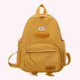 thumbnail image 4 of Mochila de moda para niños, correas ajustables para los hombros, mochila bonita para niños pequeños, mochila cómoda en forma de pato, mochila con cremallera para preescolar, 4 of 4