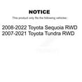 thumbnail image 2 of Transit Auto Front Bearing Lower Control Arm with Ball Joint Upper Outer Tie Rod Sway Bar Stabilizer Link Kit (10Pc) for Car Toyota Tundra Sequoia RWD Left Right Driver Passenger K7T-111735, 2 of 11