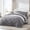 Diamond Quilting Grey, variant on Sleep Zone Twin/Twin XL Comforter Duvet Insert, Down Alternative Reversible Comforter, Lightweight, Soft and Breathable Bedding All Season, Diamond Quilting White