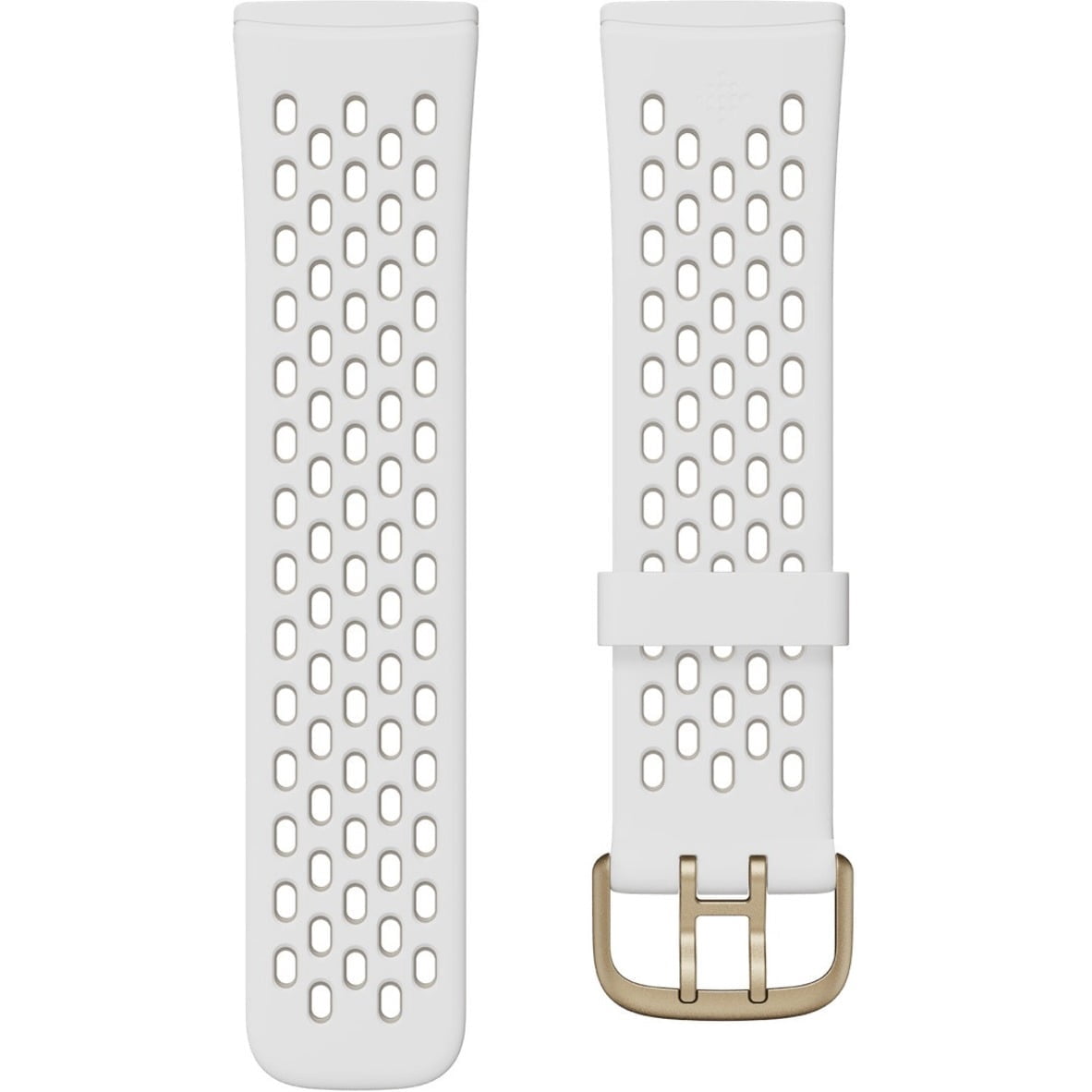 Open Box Fitbit Smartwatch Band, Frost White, Lunar White