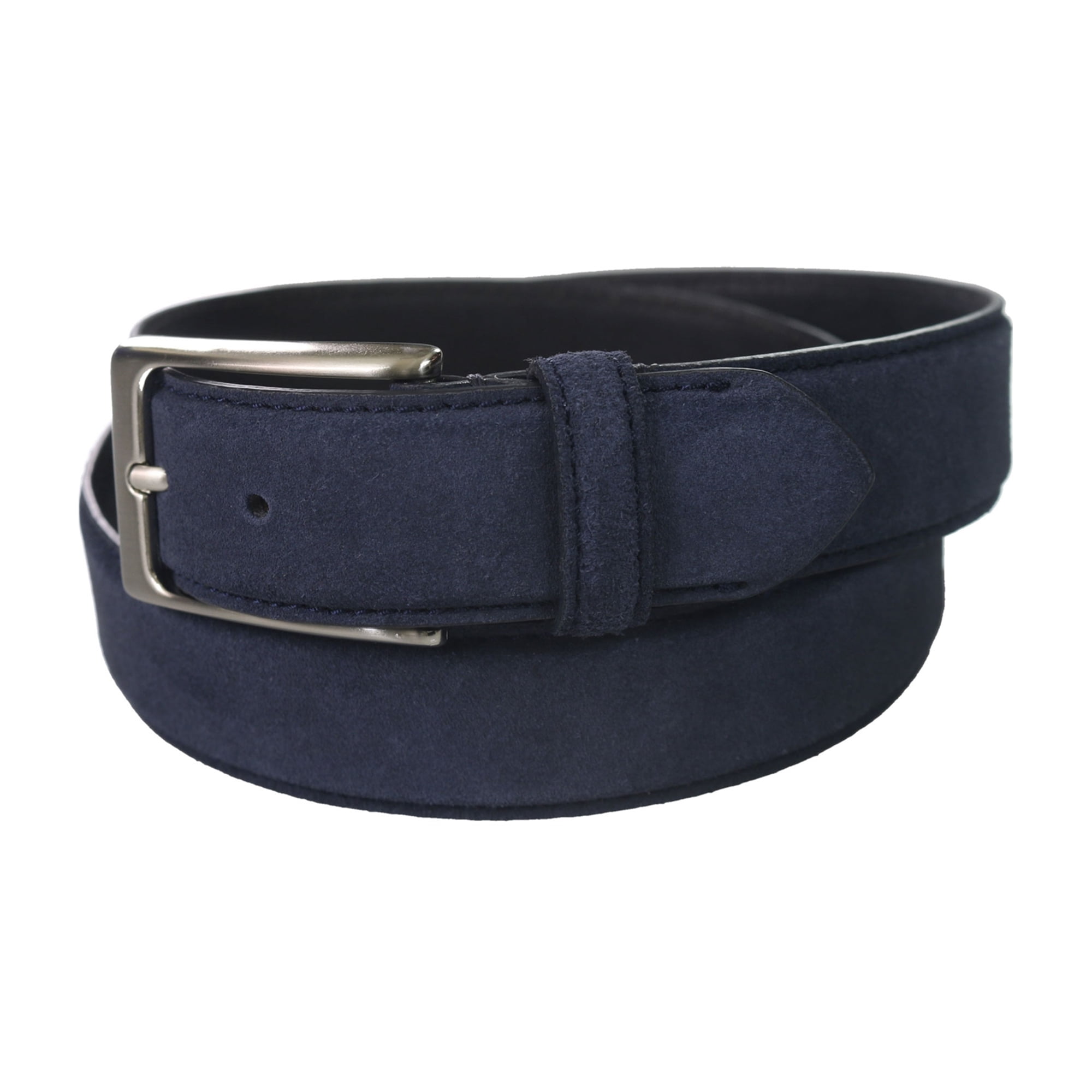 Tasso Elba Mens Faux Suede Belt, Blue, Large - Walmart.com