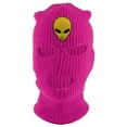 thumbnail image 1 of Gravity Threads Alien Head 3-Hole Ski Mask - Hot Pink, 1 of 2