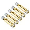 thumbnail image 2 of Adaptador de techo inclinado M10 de 5 piezas para lámpara de techo, lámpara colgante, lámpara de araña, accesorios de suspensión de riel, junta de dirección de engranaje externo M10, bronce, 2 of 14