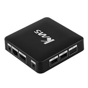 Android 6.0 Tv Boxes for moving 4K Smart Tv Box Wth Remote For Amlogic S905X Quad Core Wifi H.265 High Efficiency Video Coding 1+8G, Black