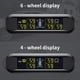 thumbnail image 4 of B-Qtech Sistema de monitoreo de presión de neumáticos RV Solar Inalámbrico TPMS Alto Brillo para Remolque Viaje Autocaravana (0~199PSI) con 6 Sensores 5 Modos de Alarma Monitor de Presión de Neumático, 4 of 9