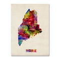 thumbnail image 2 of Trademark Fine Art "Maine Map" Canvas Wall Art by Michael Tompsett, 2 of 4