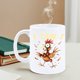 thumbnail image 3 of Taza de café con diseño de pollo y gallo para hombre y mujer, de cerámica de 11 oz, para té, regalo novedoso, para oficina, hogar, café, taza de café., 3 of 6