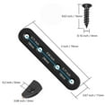 thumbnail image 2 of Chendee Black Straight Brackets 304Stainless Steel Flat Mending Plates With Screws,24Pcs, 2 of 9