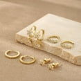 thumbnail image 3 of GOSFRY Gold Plated Huggie Hoop Earrings Lightweight Cubic Zirconia Stud Earrings Trendy Hypoallergenic Small Jewelry Gift, 3 of 7