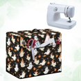 thumbnail image 4 of HELLHERO Rooster Sewing Machine Cover 17.7x8.6x12.5 Inch Zipper Storage Pockets Waterproof Home and Shop Sewing Equipment Protection, 4 of 8