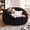 Black, variant on Fulsmile Bean Bag Chair for Adults Stuffed with Memory Foam, Compressed Fluffy Lazy Sofa with Machine Washable Velvet Cover,5FT Oversized Gray Bean Bag for Reading Gaming Recumbency, 50"x 24"