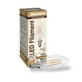 thumbnail image 2 of Bulbrite Pack of (4) 5W LED B11 3000K Filament Bulb (Clear Finish), 2 of 7